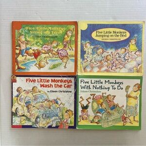 Five Little Monkeys Book Set by Eileen Christelow